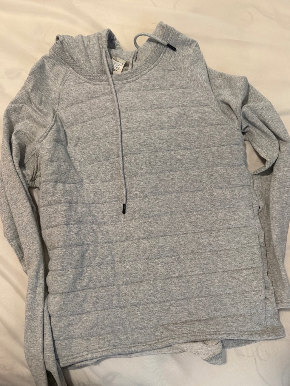 Grey athletic hoodie